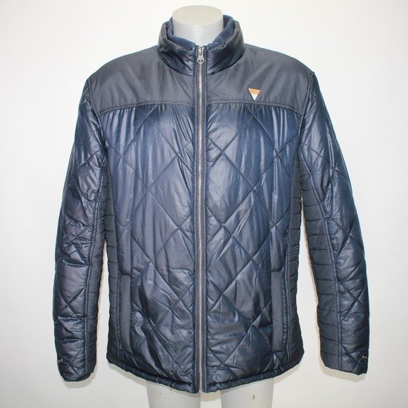 Lindberg Other - Lindbergh Quilted Field Puffer Men's 3XL XXXL Blue L/S Heavyweight Jacket Coat